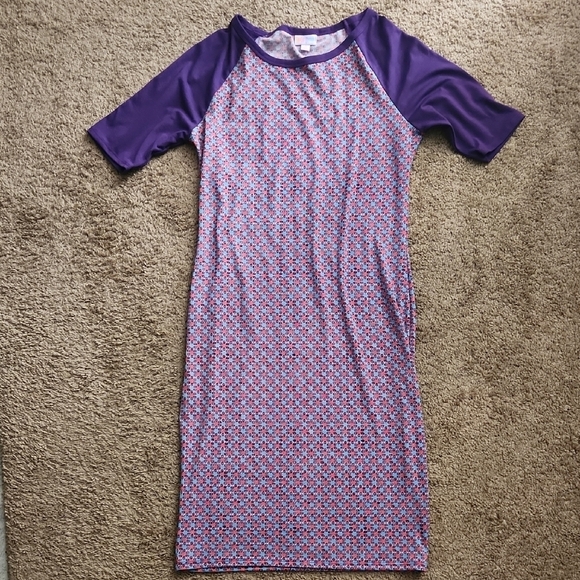 LuLaRoe Dresses & Skirts - LuLaRoe Purple and Multicolor Top